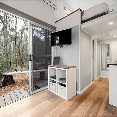 Luxury Tiny Homes In The Forest Rosa Glen Exterior photo